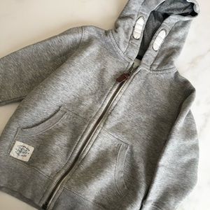 Next Direct UK Toddler Grey Zip Up Hoodie